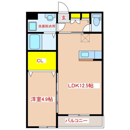 フォレストコートＳの物件間取画像